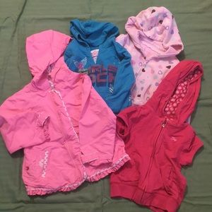 4T sweatshirt, jackets- Girls.